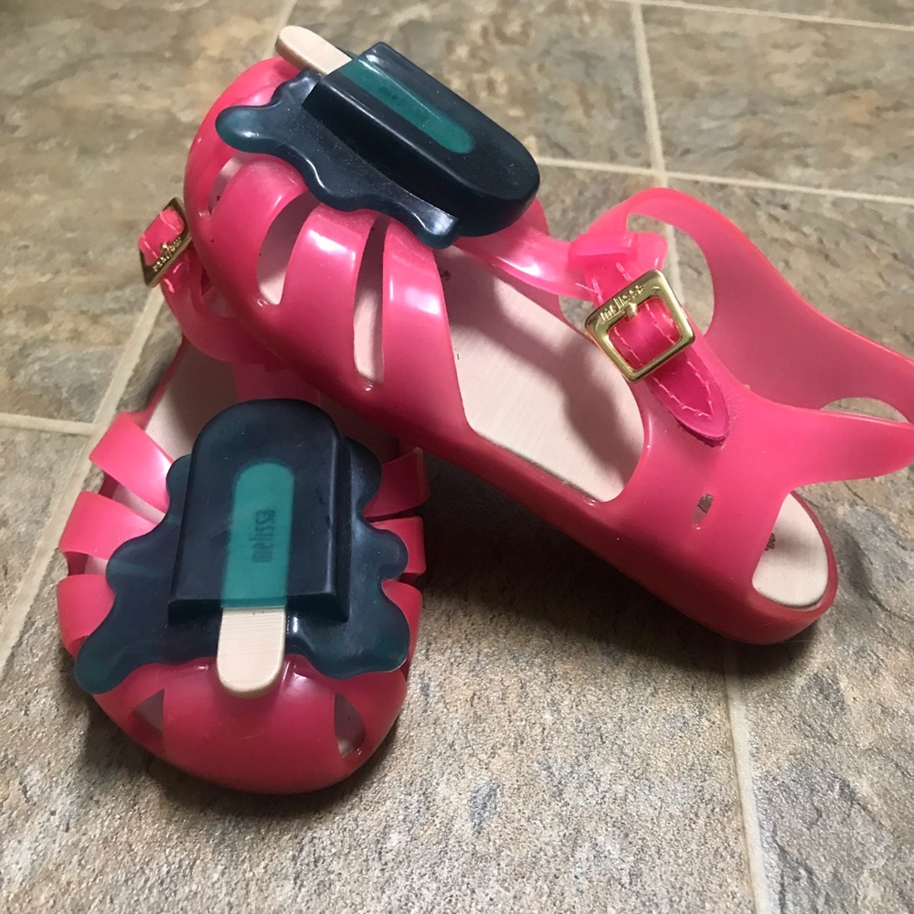 Mini Melissa Popsicle sandals size 10